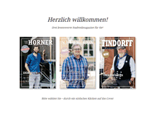 Tablet Screenshot of horner-magazin.de